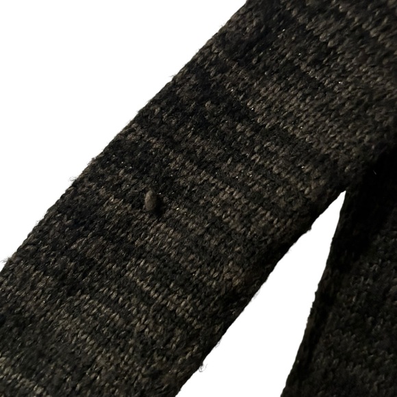 SOLD Lapis Y2K Faux Fur Knit Style Long Cardigan - Picture 5 of 8